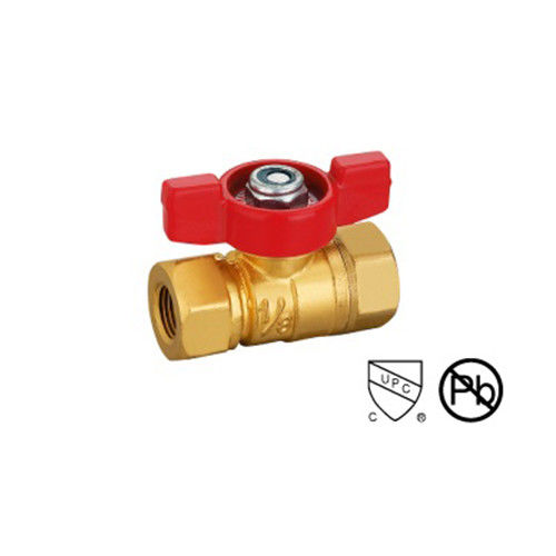 1/8-1/4 мини шаровой клапан с ANSI B1.20.1 600 Wog Brass Ball Valve (Круглое клапано из латуни)